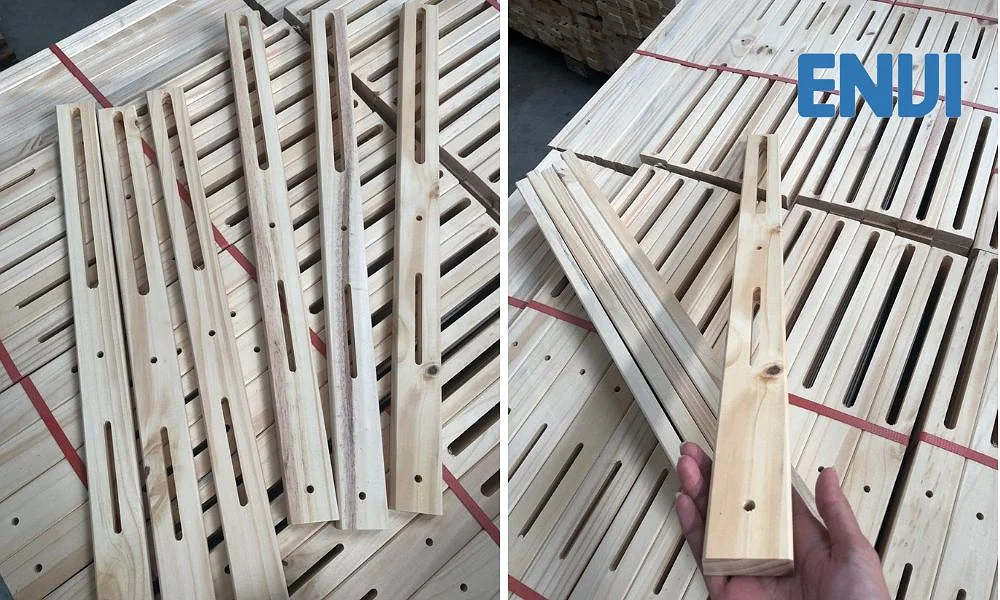 wooden headboard struts
