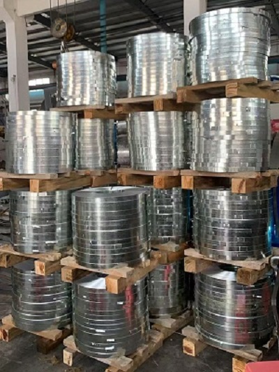 Hình ảnh dây đai thép dầu 32mm chuẩn bị xuất cho khách hàng