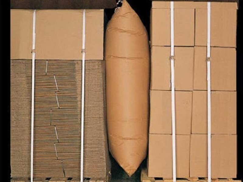 Ứng dụng túi khí chèn hàng kraft 1000x2200mm